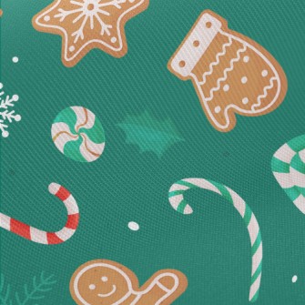 Merry Christmas Cookies Midweight Cotton Poplin