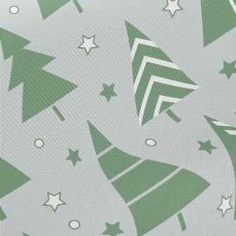 Live Star Christmas Tree Midweight Cotton Poplin