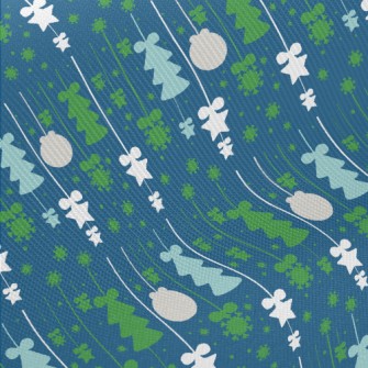 Christmas Tassel Decoration Midweight Cotton Poplin