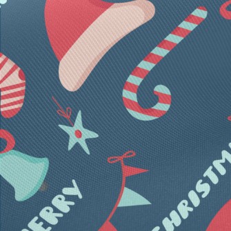 Merry Christmas Midweight Cotton Poplin