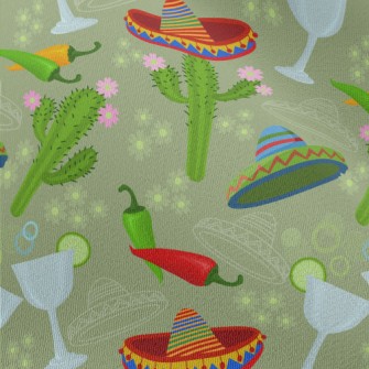 Mexican Hat Cactus Chiffon