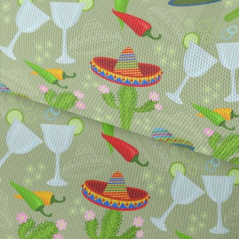 Mexican Hat Cactus Waterproof Oxford