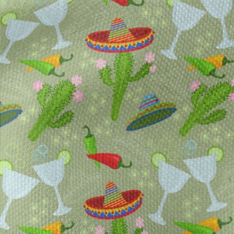 Mexican Hat Cactus Waterproof Canvas