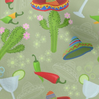 Mexican Hat Cactus Micro Fleece