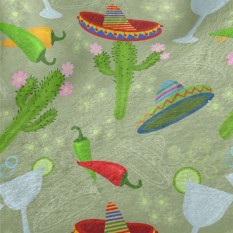 Mexican Hat Cactus Minky