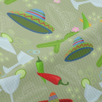 Mexican Hat Cactus Piqué