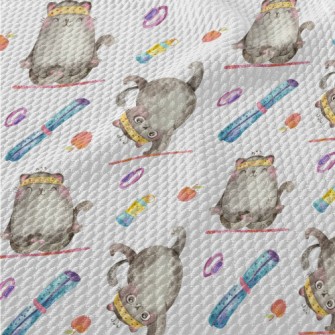 Sports Yoga Cat Birdseye Piqué