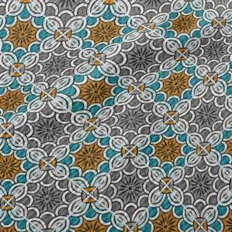 Radiant Flowers Birdseye Piqué