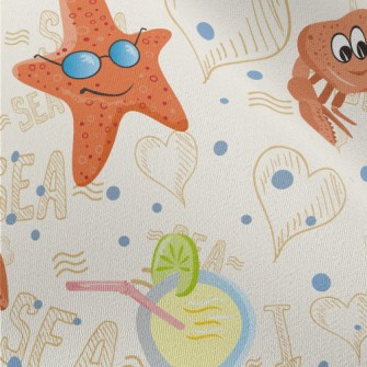 Crab And Starfish Chiffon