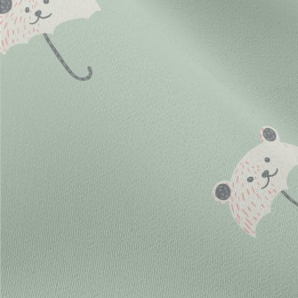Bear Shaped Umbrella Chiffon