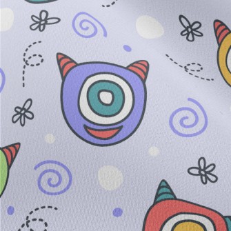 Big-eyed Horned Monster Chiffon