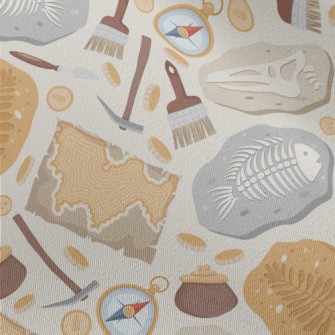 Digging For Dinosaur Fish Foss Chiffon