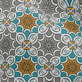 Radiant Flowers Chiffon