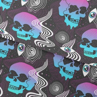 Psychedelic Eyes Skull Waterproof Oxford