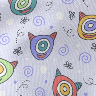 Big-eyed Horned Monster Waterproof Canvas