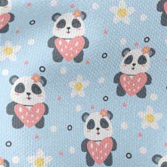 Smiling Panda Waterproof Canvas