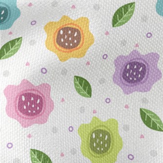 Irregular Flowers Waterproof Canvas