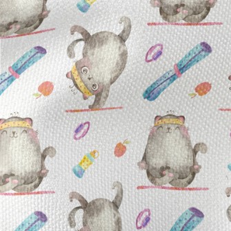 Sports Yoga Cat Waterproof Canvas