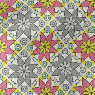 High Contrast Flowers Waterproof Canvas