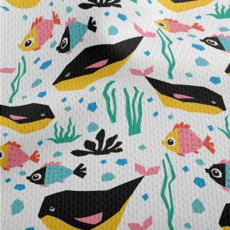 Rare Sea Creatures Athletic Mesh Flat Back