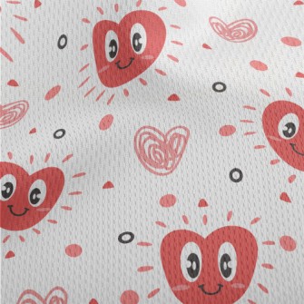 Big Eyes Love Athletic Mesh Flat Back