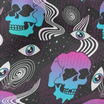 Psychedelic Eyes Skull Terry