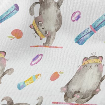 Sports Yoga Cat Terry