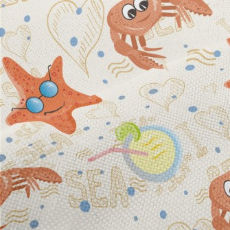 Crab And Starfish Performance Linen