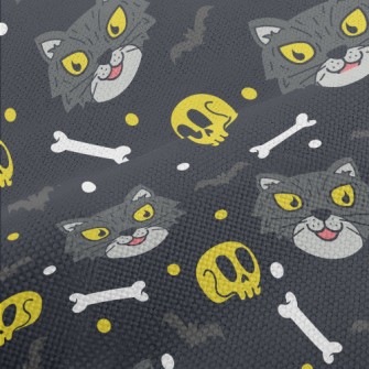 Evil Cat Skeleton Performance Linen