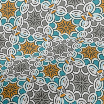 Radiant Flowers Performance Linen