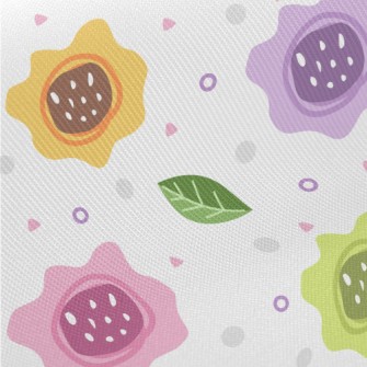 Irregular Flowers Twill