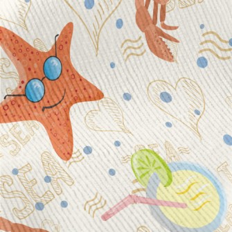 Crab And Starfish Standard Corduroy