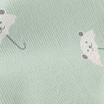 Bear Shaped Umbrella Standard Corduroy
