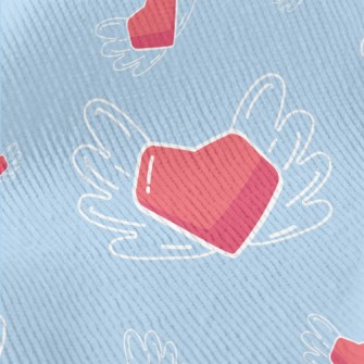 Hand Drawn Love Wings Standard Corduroy