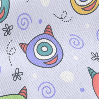Big-eyed Horned Monster Standard Corduroy