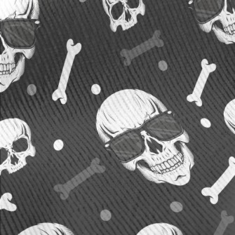 Skull Wearing Sunglasses Standard Corduroy