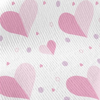 Geometric Color Matching Heart Standard Corduroy