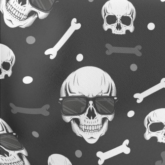 Skull Wearing Sunglasses Stretch Ponte