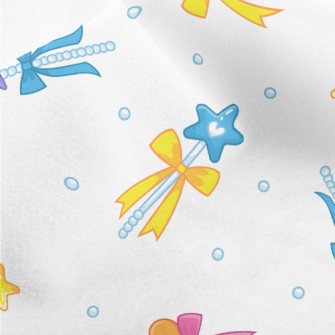Girl Heart Magic Wand Micro Fleece