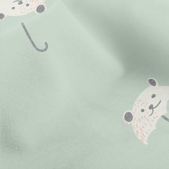 Bear Shaped Umbrella Micro Fleece