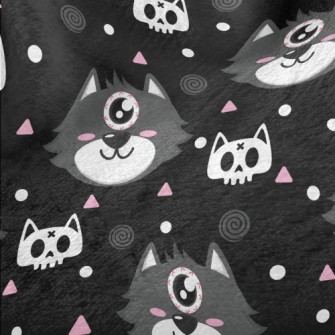 Halloween One-eyed Cat Minky