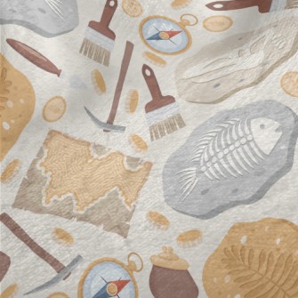 Digging For Dinosaur Fish Foss Minky