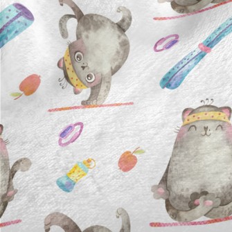 Sports Yoga Cat Minky