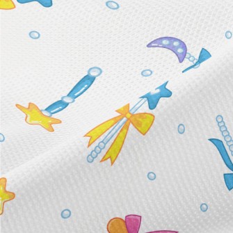 Girl Heart Magic Wand Piqué