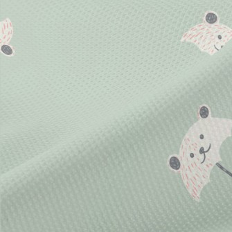 Bear Shaped Umbrella Piqué