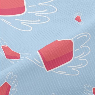 Hand Drawn Love Wings Piqué