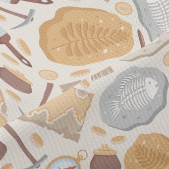 Digging For Dinosaur Fish Foss Piqué