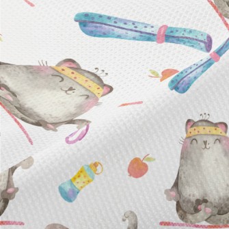 Sports Yoga Cat Piqué