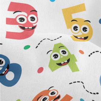 Funny Digital Emoticons Lightweight Performance Linen