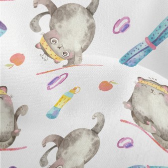 Sports Yoga Cat Lightweight Performance Linen